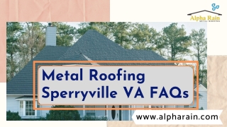 Where to Find a Credible Metal Roofing Company? - Alpha Rain