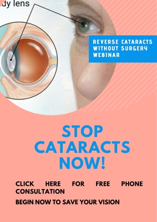 Reverse Cataracts Without Surgery Webinar