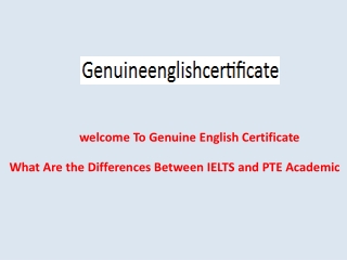 What Are the Differences Between IELTS and PTE Academic