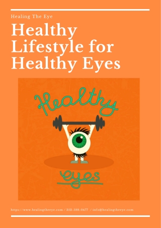 Healthy Lifestyle for Healthy Eyes