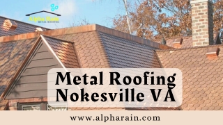 Durable Metal Roofing Nokesville VA by Alpha Rain