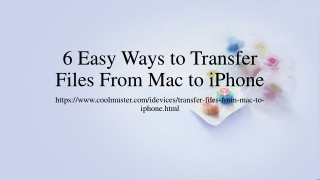 6 Proven Ways to Transfer Files From Mac to iPhone