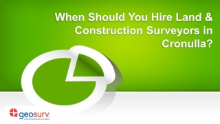 When Should You Hire Land & Construction Surveyors in Cronulla?