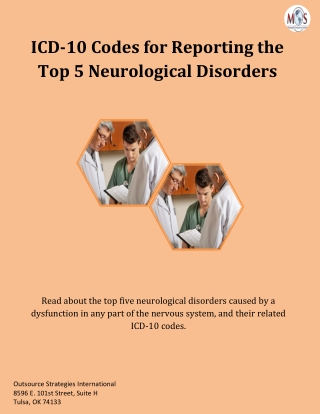 ICD-10 Codes for Reporting the Top 5 Neurological Disorders