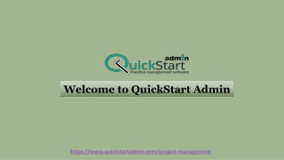 Custom Project Management Software | Best Project Time Management System - QuickStart Admin