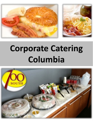 Corporate Catering Columbia
