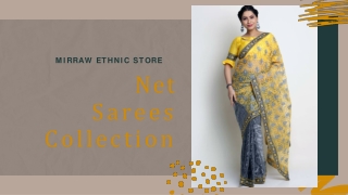 Latest Net Sari Designs