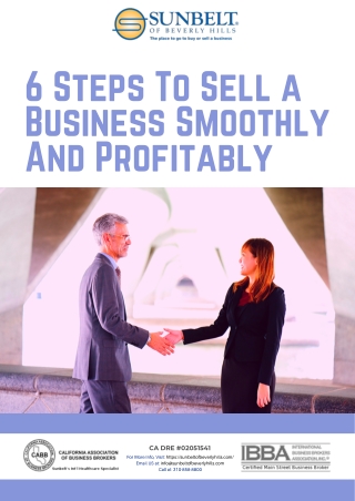 6 Steps to Sell a Business Smoothly and Profitably