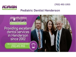 Pediatric Dentist Henderson
