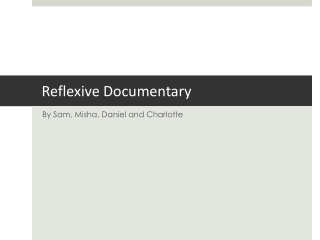 Reflexive Documentary