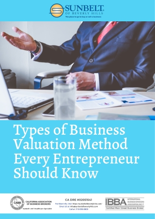 Types of Business Valuation Method Every Entrepreneur Should Know