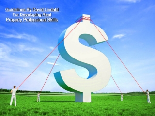 Guidelines By David Lindahl For Developing Real Property Pro