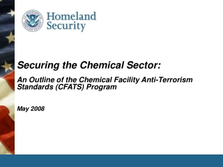 Securing the Chemical Sector: