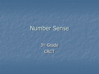 Number Sense