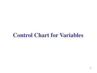 Control Chart for Variables