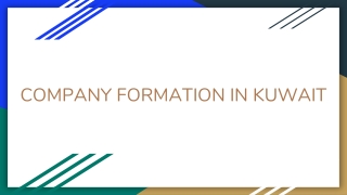 COMPANY FORMATION IN KUWAIT