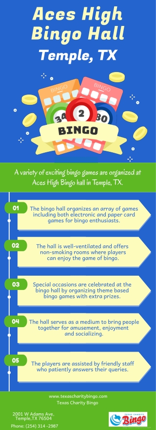 Aces High Bingo Hall Temple, TX