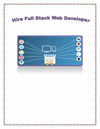 Hire Full Stack Web Developer & Rule World Of Web Development