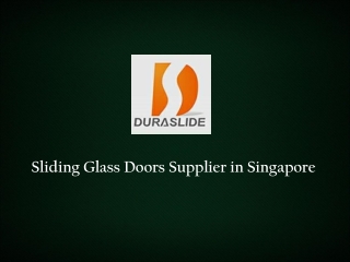 Sliding Glass Doors Supplier