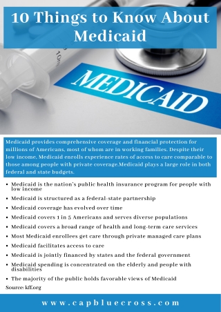 10 Things to Know About Medicaid