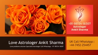 " Love Astrologer" A Shield to all the lovers!