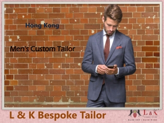 Men's Tailor Hong Kong | Suit Design for Man