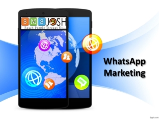 Whatsapp Marketing, Whatsapp Marketing Services Hyderabad, WhatsApp Marketing Company in Hyderabad - SMSjosh