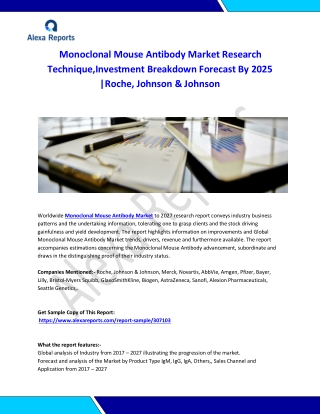 Global Monoclonal Mouse Antibody Market Analysis 2015-2019 and Forecast 2020-2025