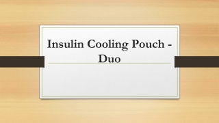Buy Insulin Cool Pouch online from Arkray