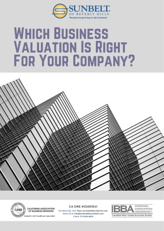 Which Business Valuation is Right for Your Company