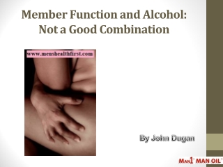 Member Function and Alcohol: Not a Good Combination