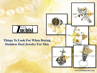 Things To Look For When Buying Stainless Steel Jewelry For Men