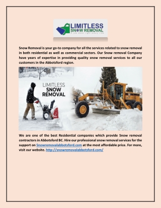 Snow removal Company in Abbotsford_snowremovalabbotsford.com