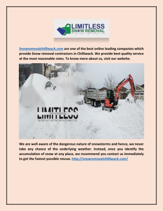 Snow Removal Company in Chilliwack BC_snowremovalchilliwack.com