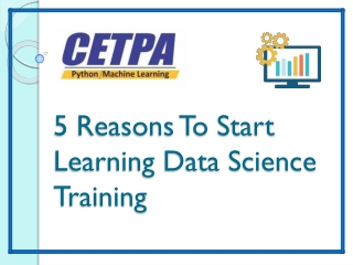5 Reasons to Start Learning Data Science Training