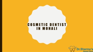Best Cosmetic Dentist In Mohali