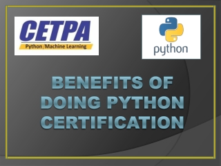 What are the Advantages of Python Certification