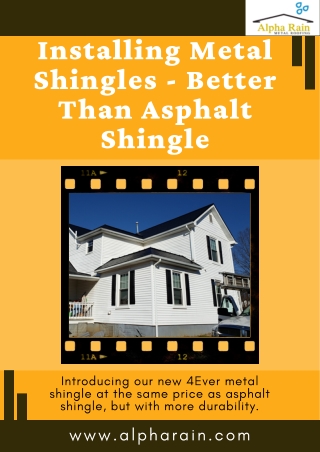 What Features Makes Metal Shingles Best?