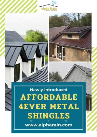 Metal Roof Shingles with Galvalume Metal | Last 100 Years