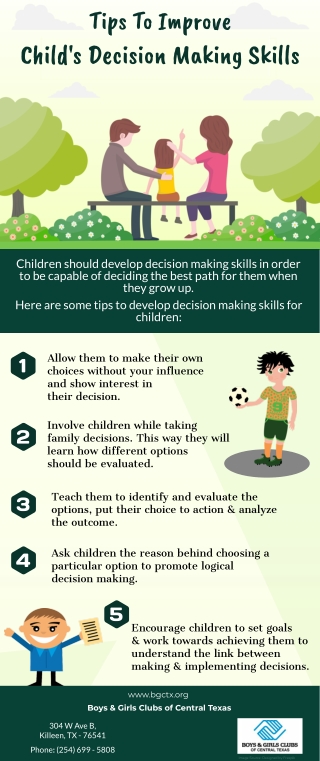 Tips To Improve A Child's Decision Making Skills