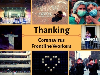 Thanking coronavirus frontline workers