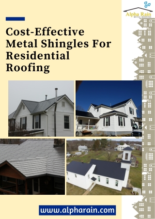 Energy Star Coated Metal Roof Shingles | Last 100  Years