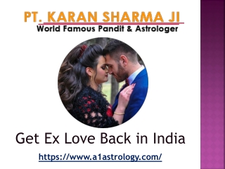 Get Ex Love Back in India ( 91–9915014230) - Pt. Karan Sharma