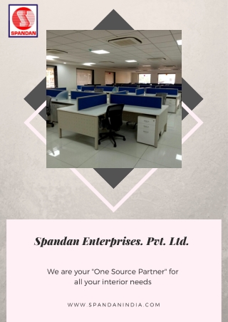 Turnkey Office Interior Solutions Provider in India | Spandan Enterprises