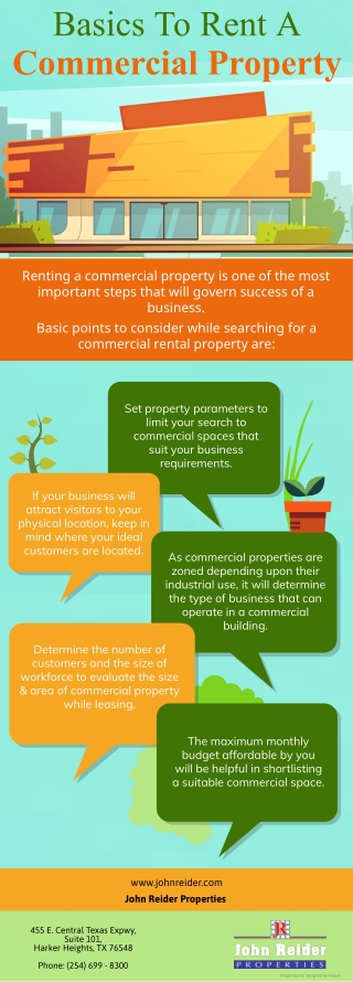 Basics To Rent A Commercial Property