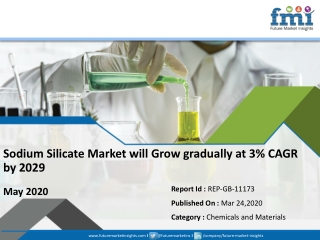 Sodium Silicate Market Forecast Hit by Coronavirus Outbreak, Downside Risks Continue to Escalate