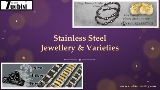 Stainless Steel Jewellery & Varieties