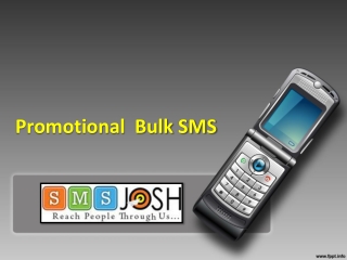 Promotional Bulk SMS service provider in Hyderabad - SMSJOSH