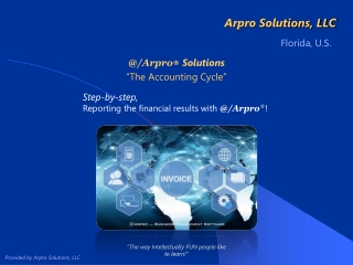 @/Arpro Solutions “The Accounting Cycle”