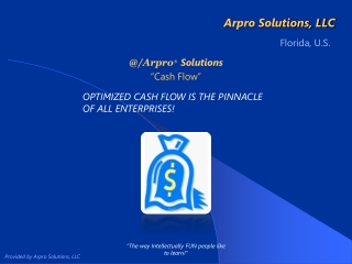 @/Arpro Solutions “Cash Flow”